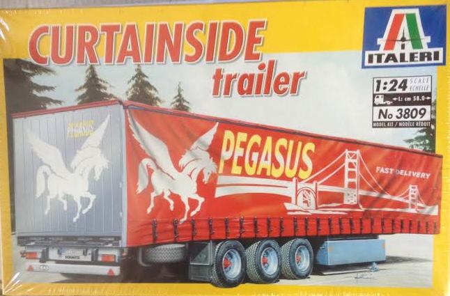CAMIÓN CURTAINSIDE  Trailer  (italeri)