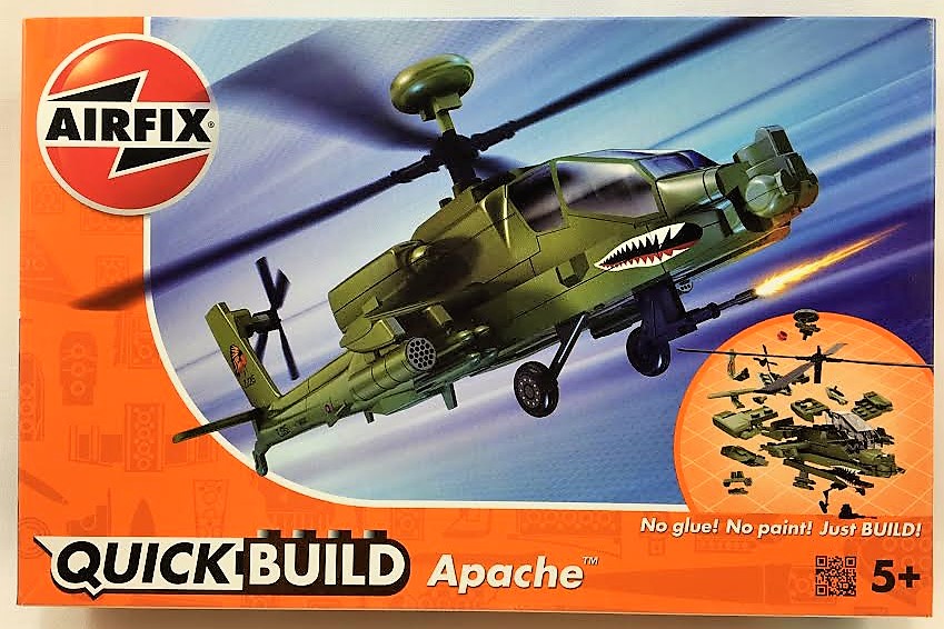 QUICK-BUILD  APACHE  (airfix) (Lego Kit)