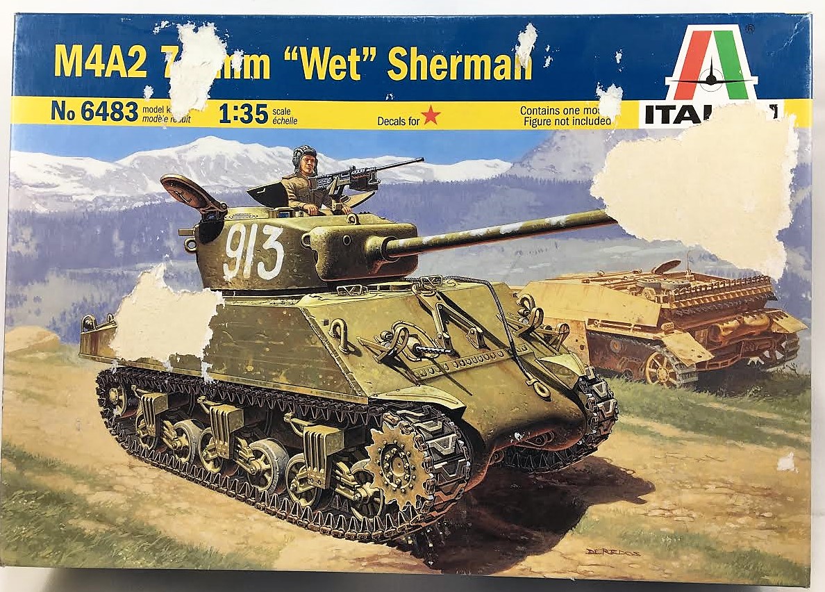 M4A2  "Wet" Sherman  (italeri)
