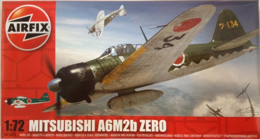 MUTSUBISHI  A6M2B  ZERO  (airfix)