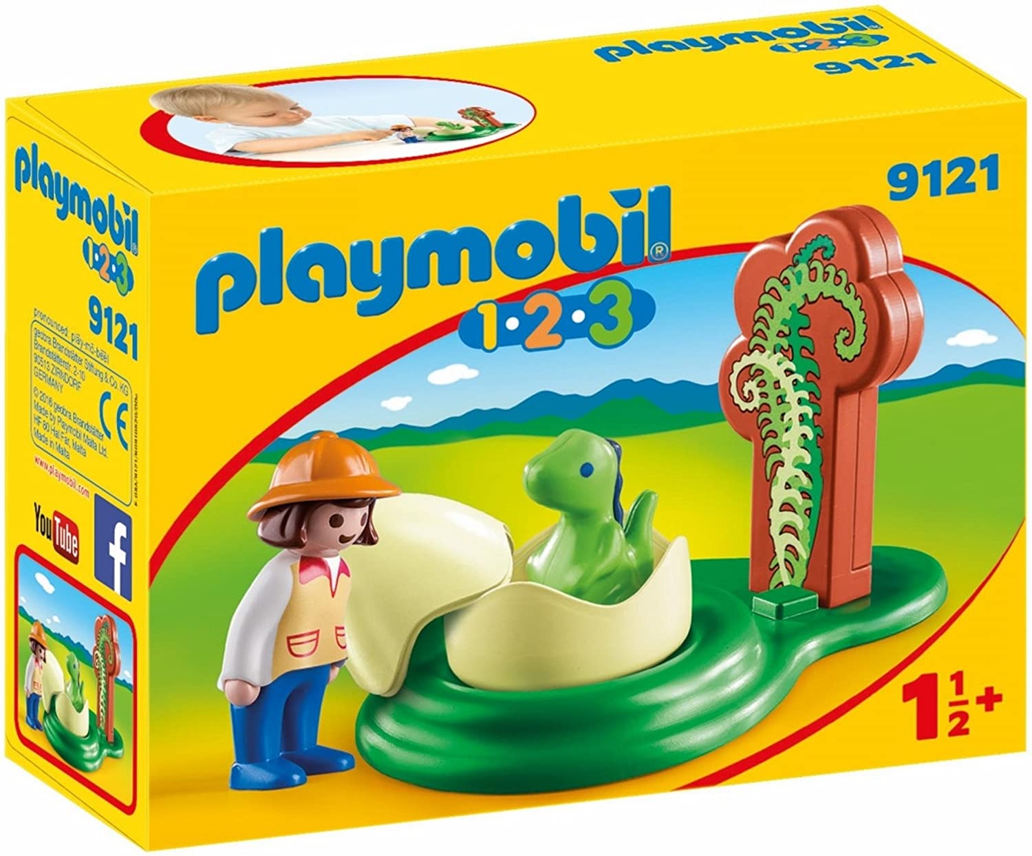 Playmobil 1.2.3 Huevo de Dinosaurio